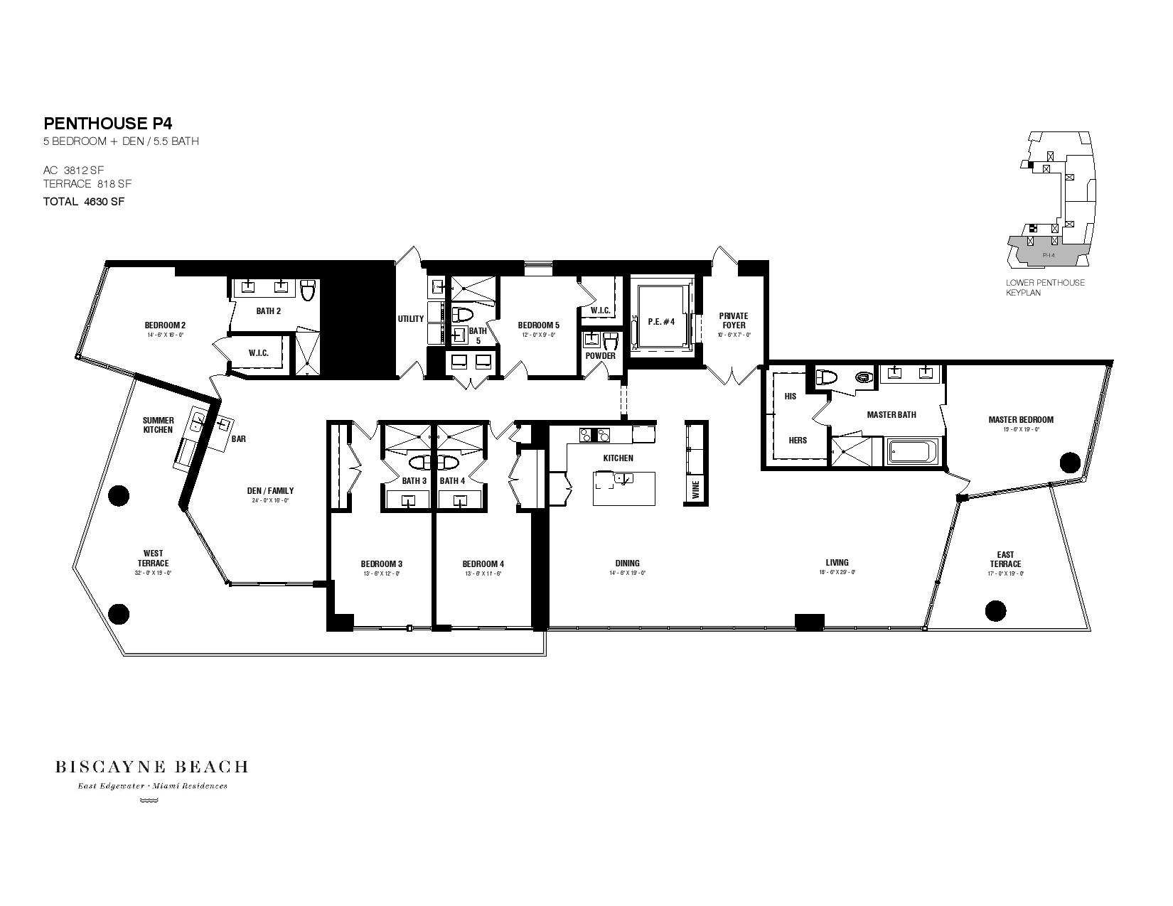 Biscayne Beach Penthouse Residence P4