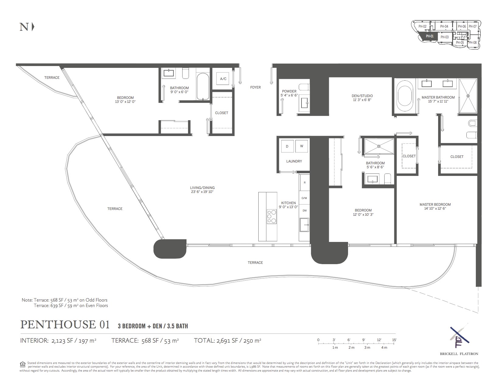 Brickell Flatiron Penthouse 01