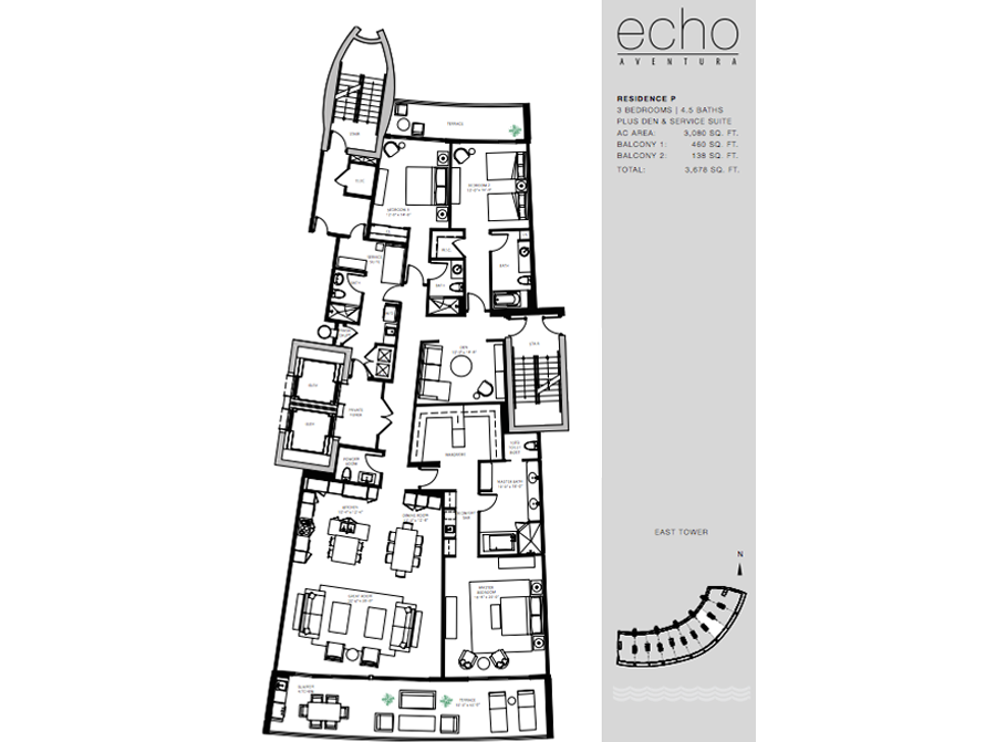 Echo Aventura East Tower Residencee P
