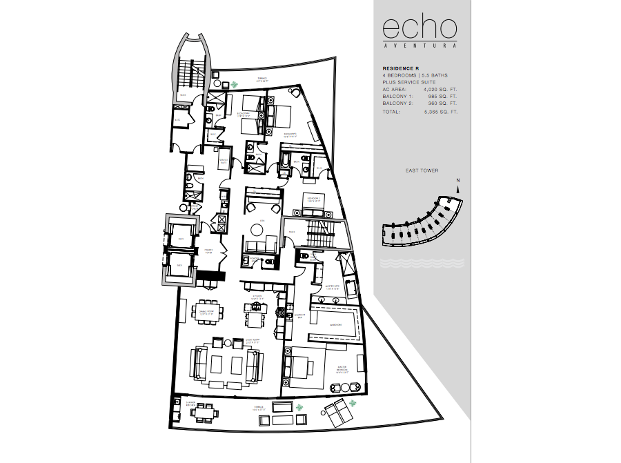 Echo Aventura East Tower Residencee R