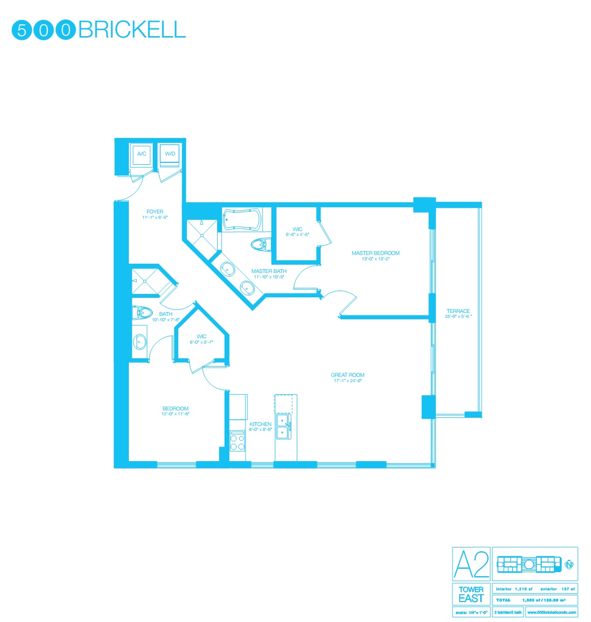 500 Brickell East Unit A2