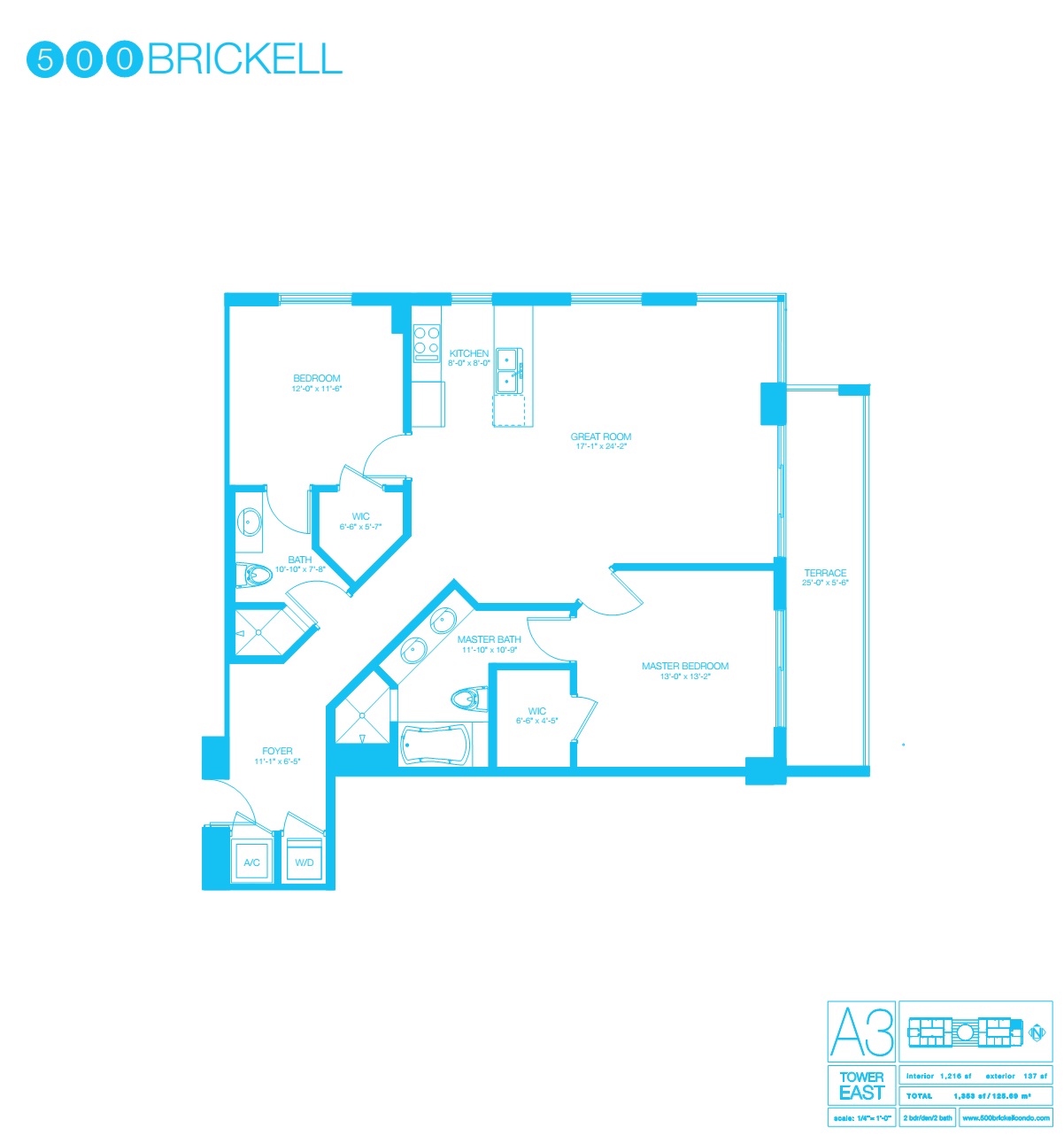 500 Brickell East Unit A3