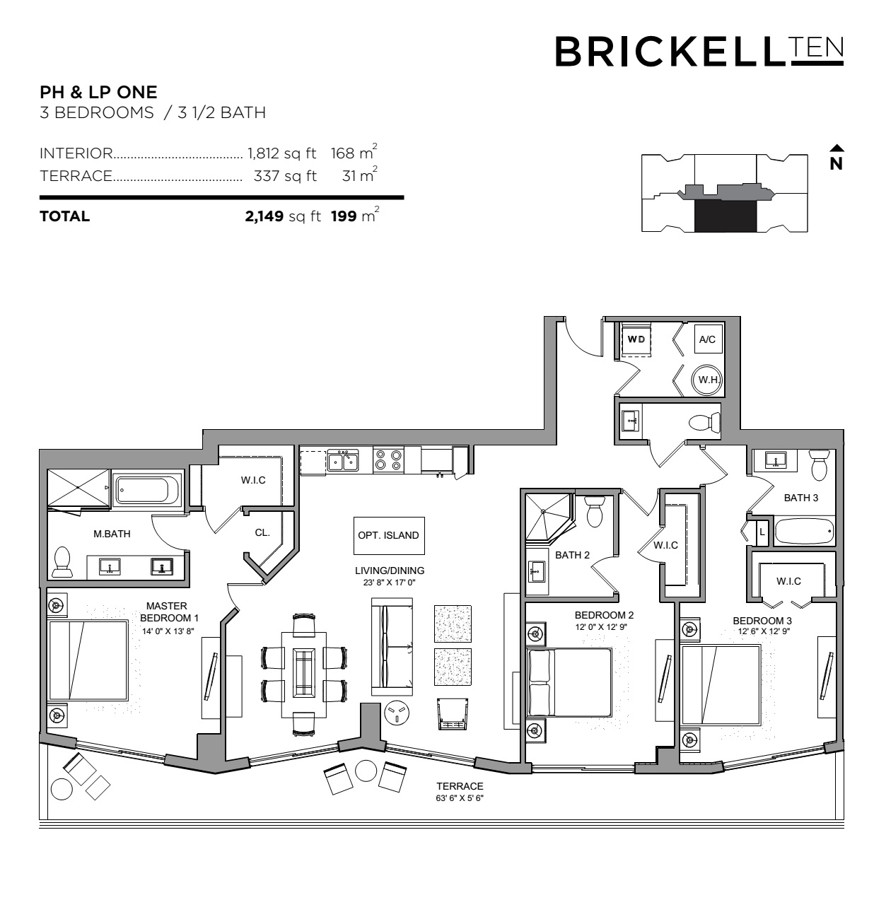 Brickell Ten Penthouse 01