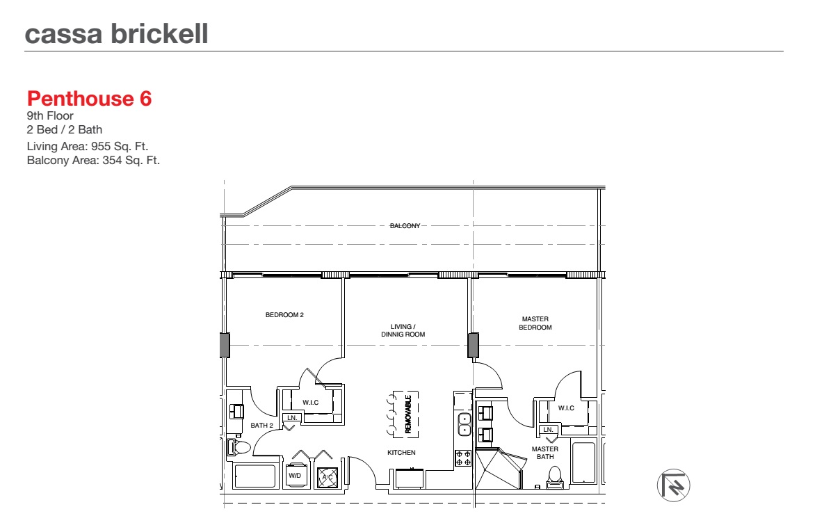 Cassa Brickell Penthouse 6