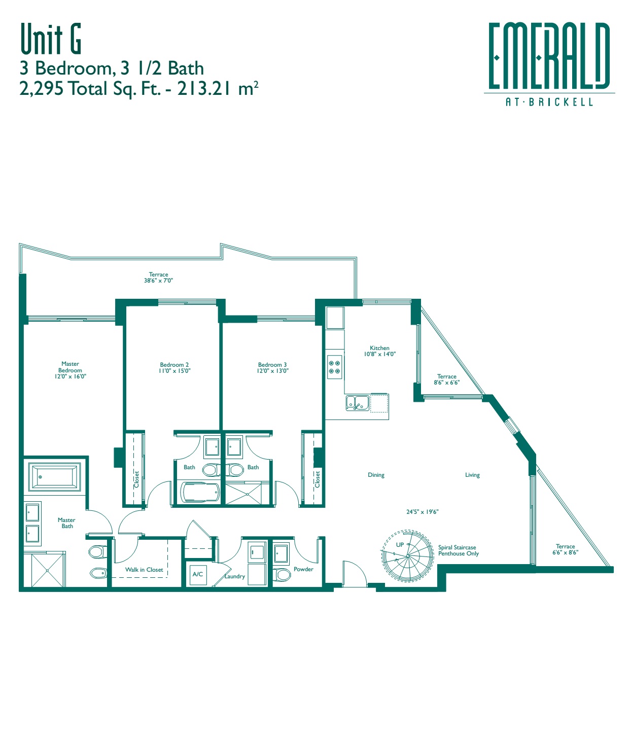 Emerald at Brickell Penthouse 02-G