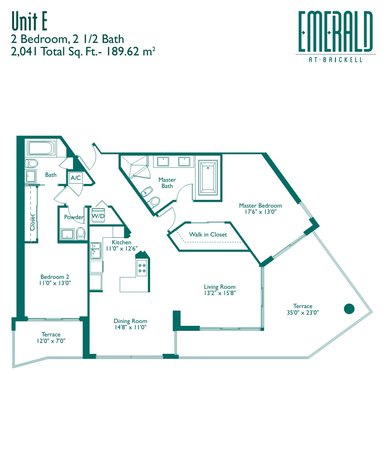 Emerald at Brickell Residence 01-E-F
