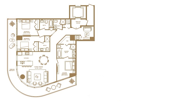 SLS LUX Brickell Residence 01