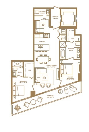 SLS LUX Brickell Residence 02