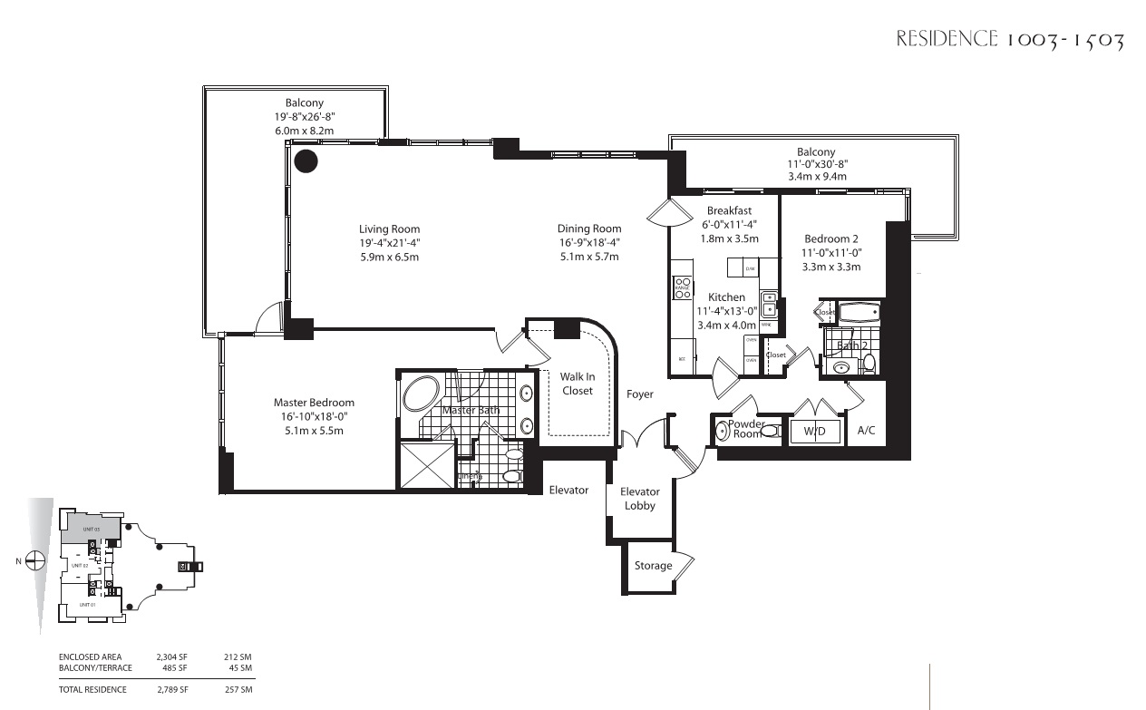 Asia Brickell Key Residence 1003-1503