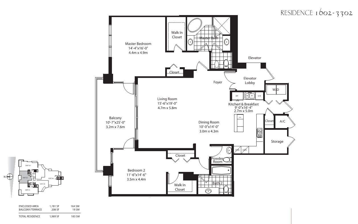 Asia Brickell Key Residence 1602-3302