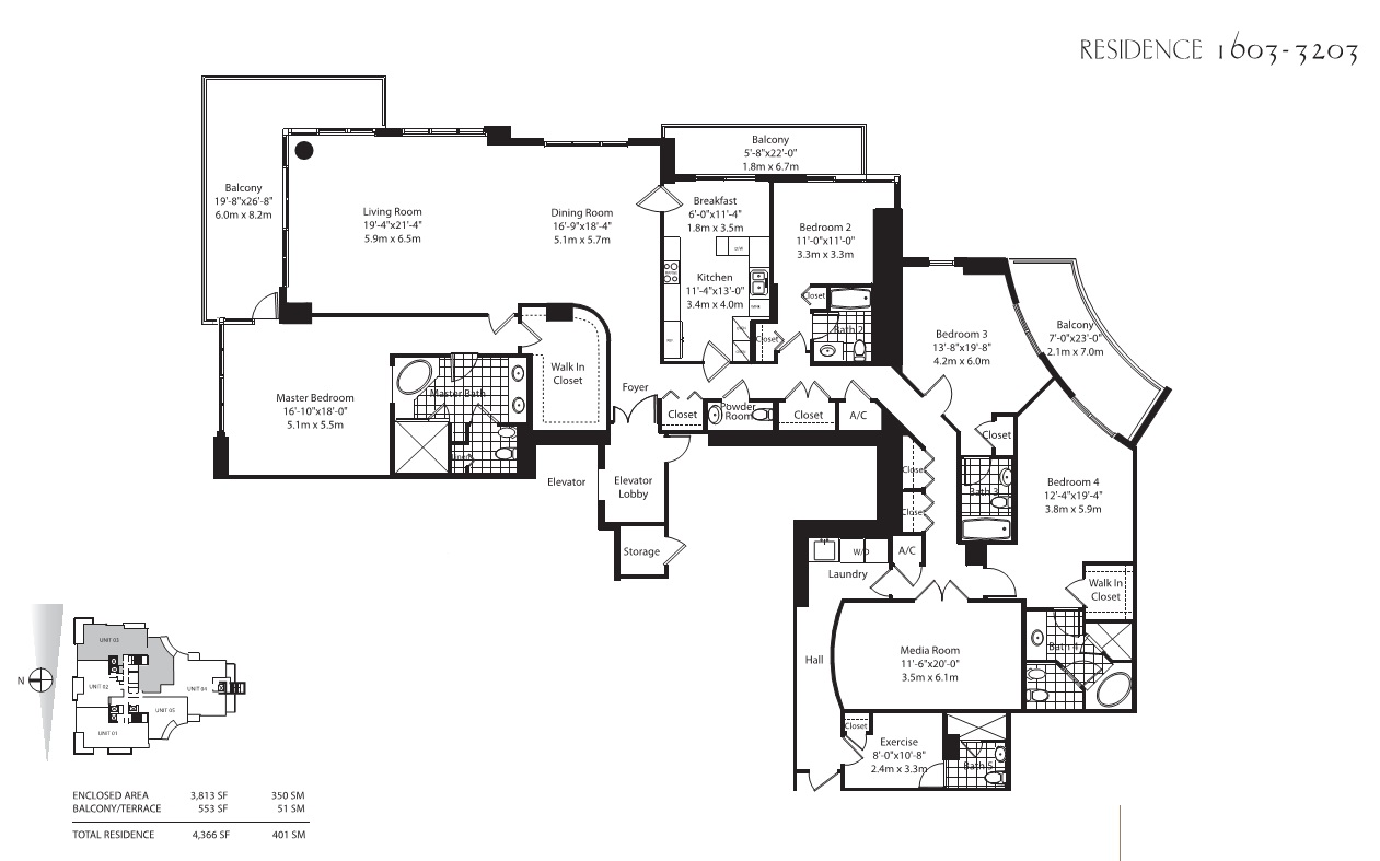 Asia Brickell Key Residence 1603-3203