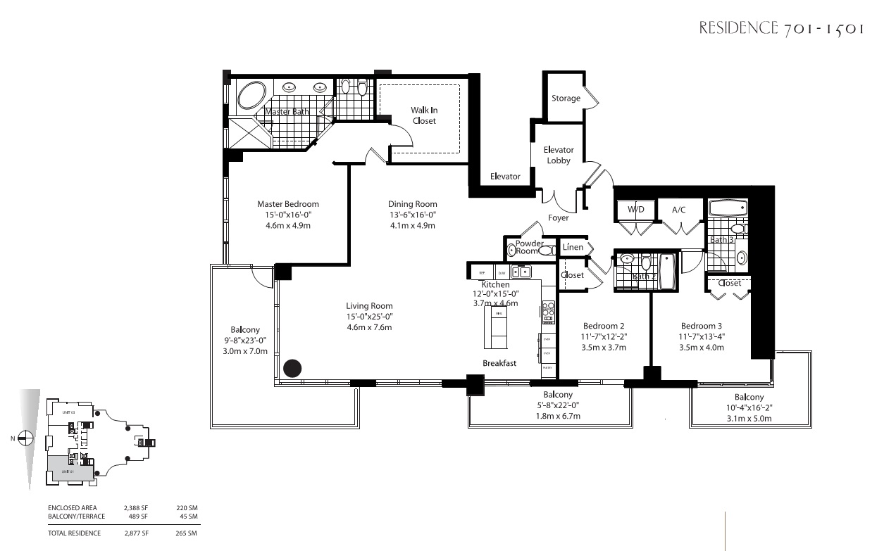 Asia Brickell Key Residence 701-1501