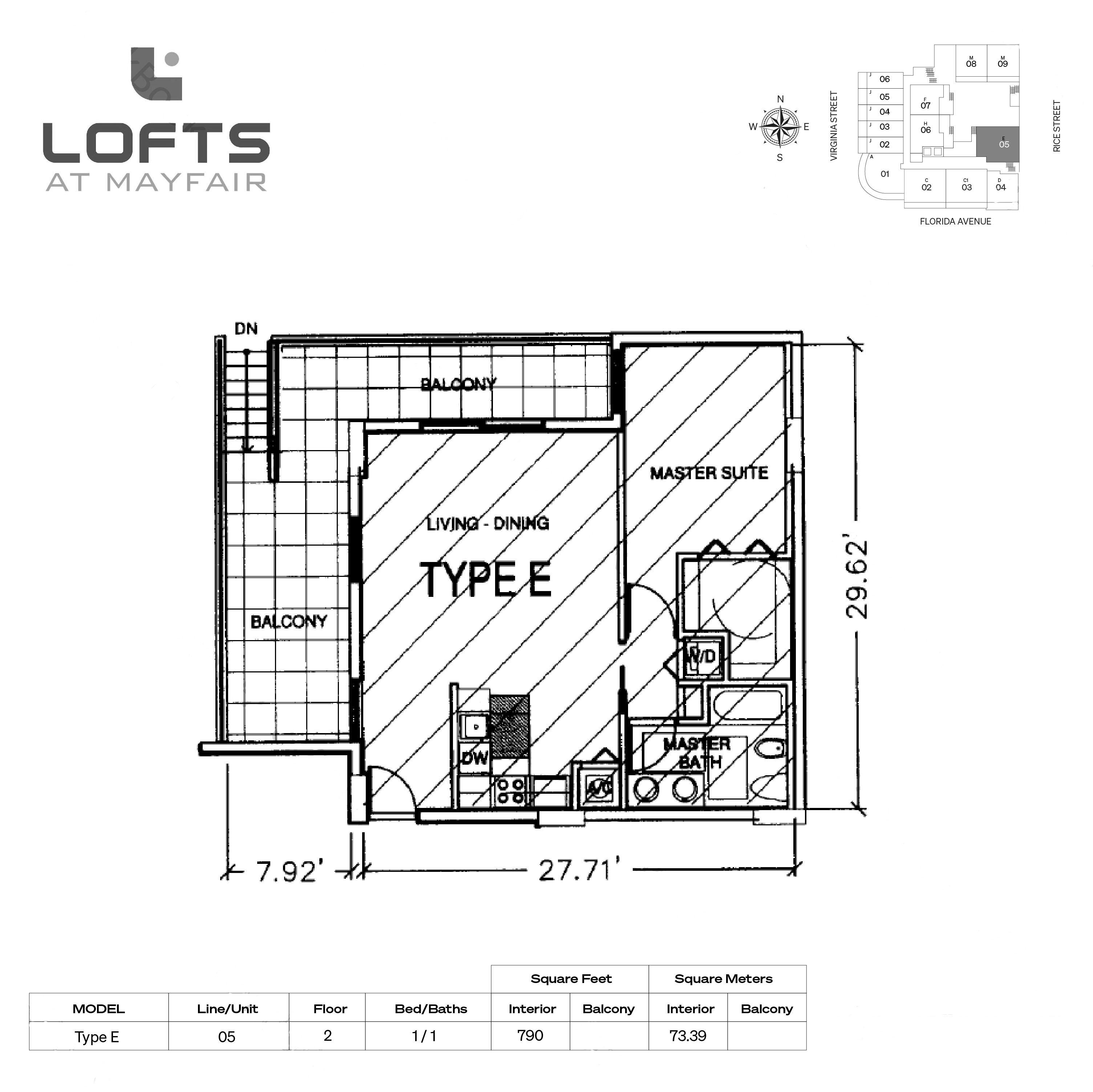 Lofts at Mayfair Type E