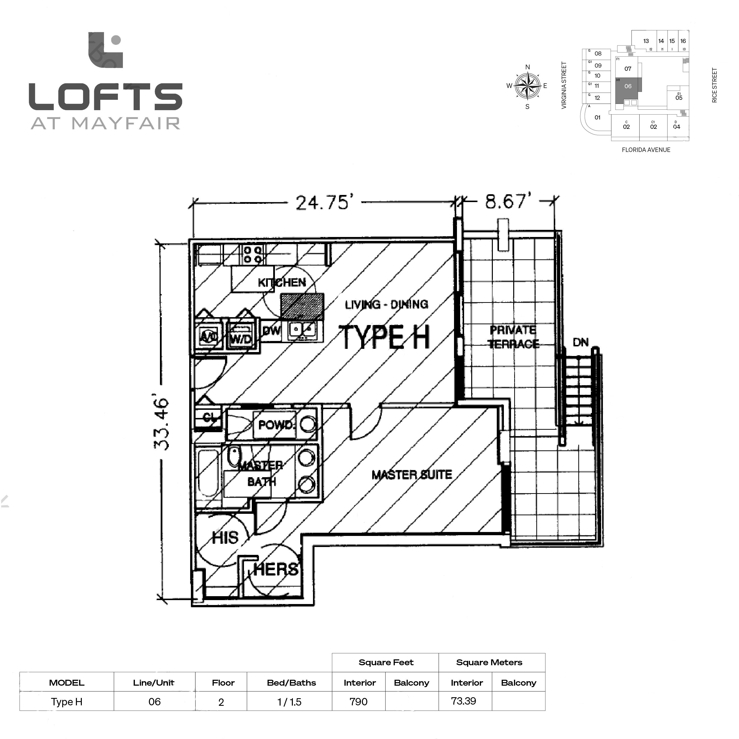 Lofts at Mayfair Type H