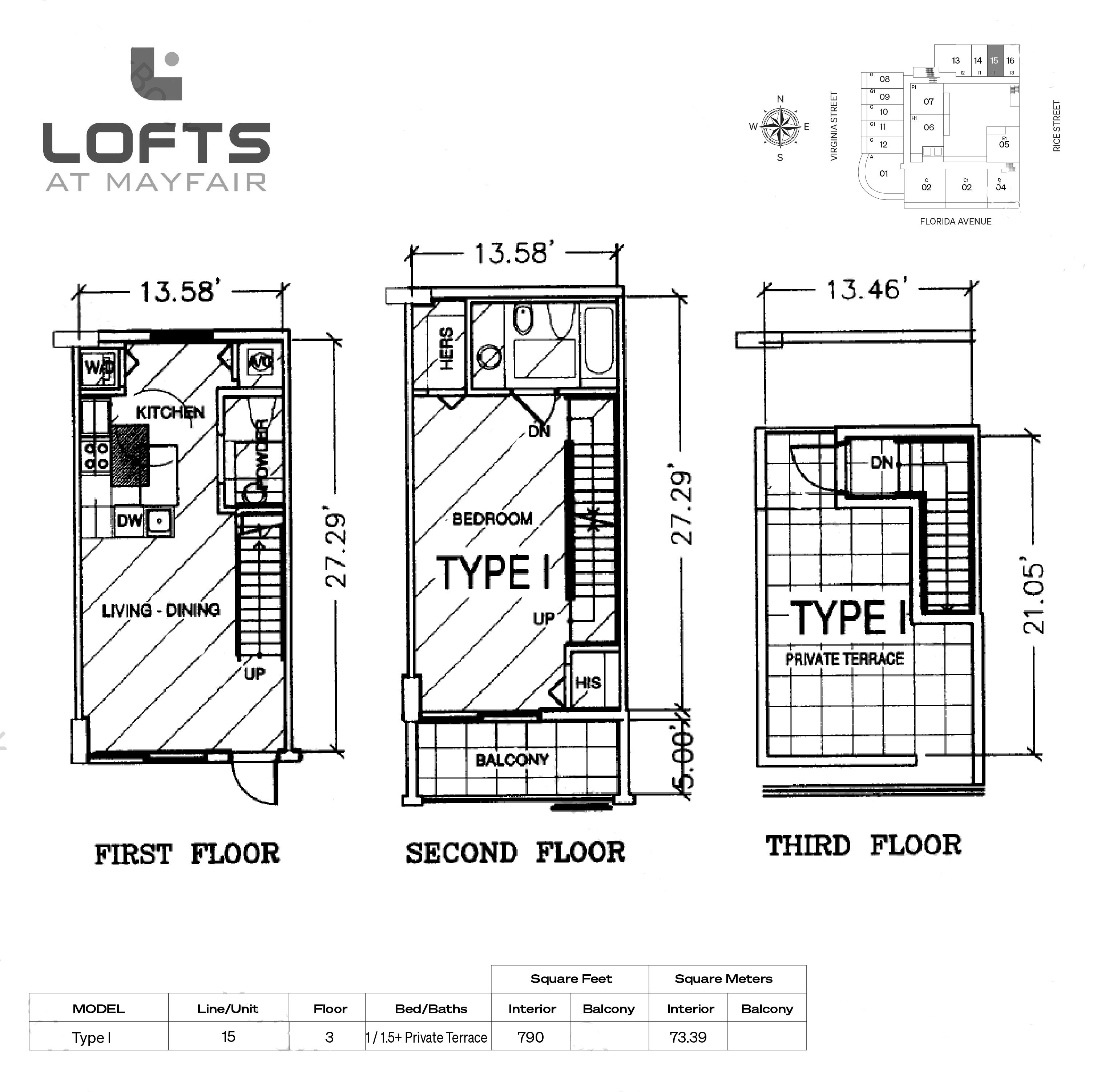 Lofts at Mayfair Type I