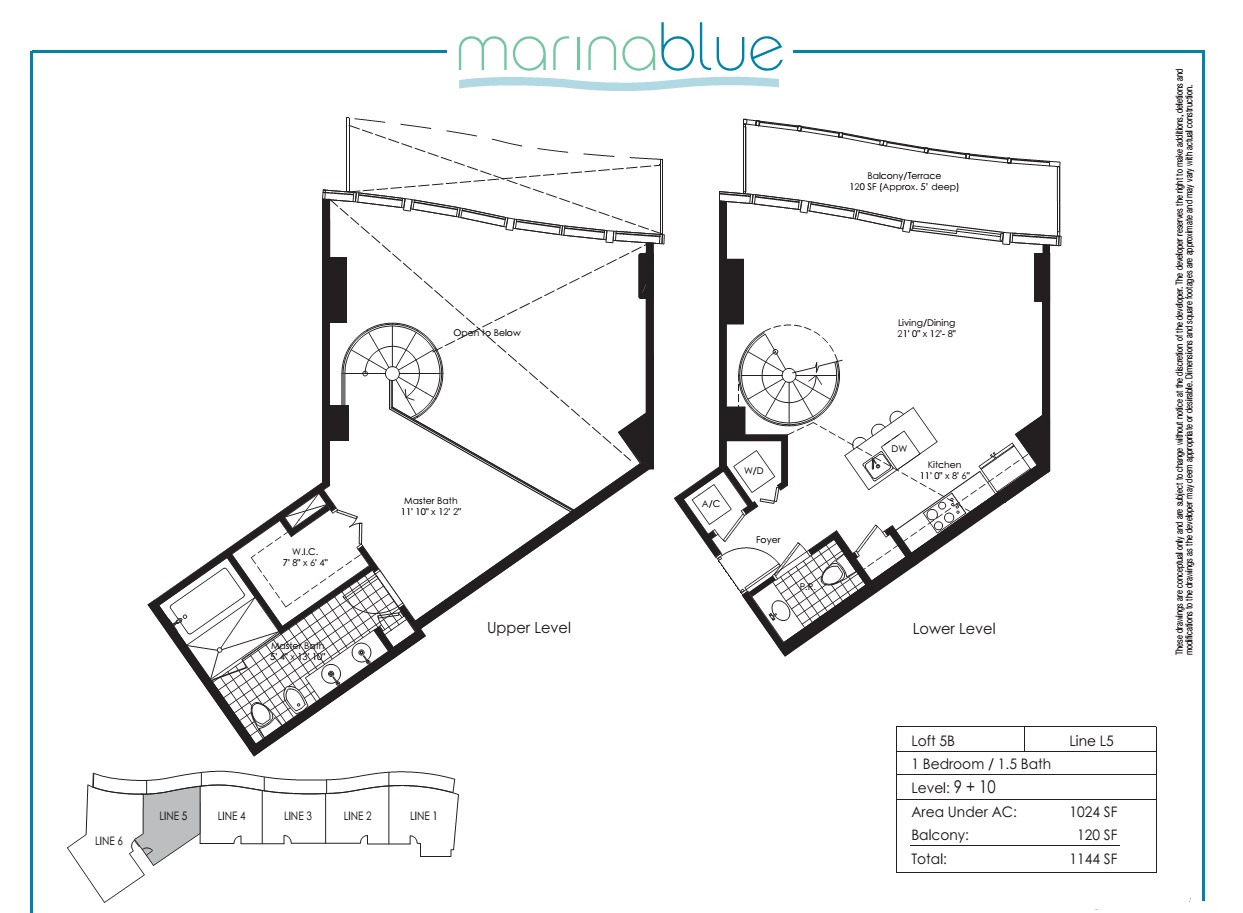 Marina Blue Loft 5B