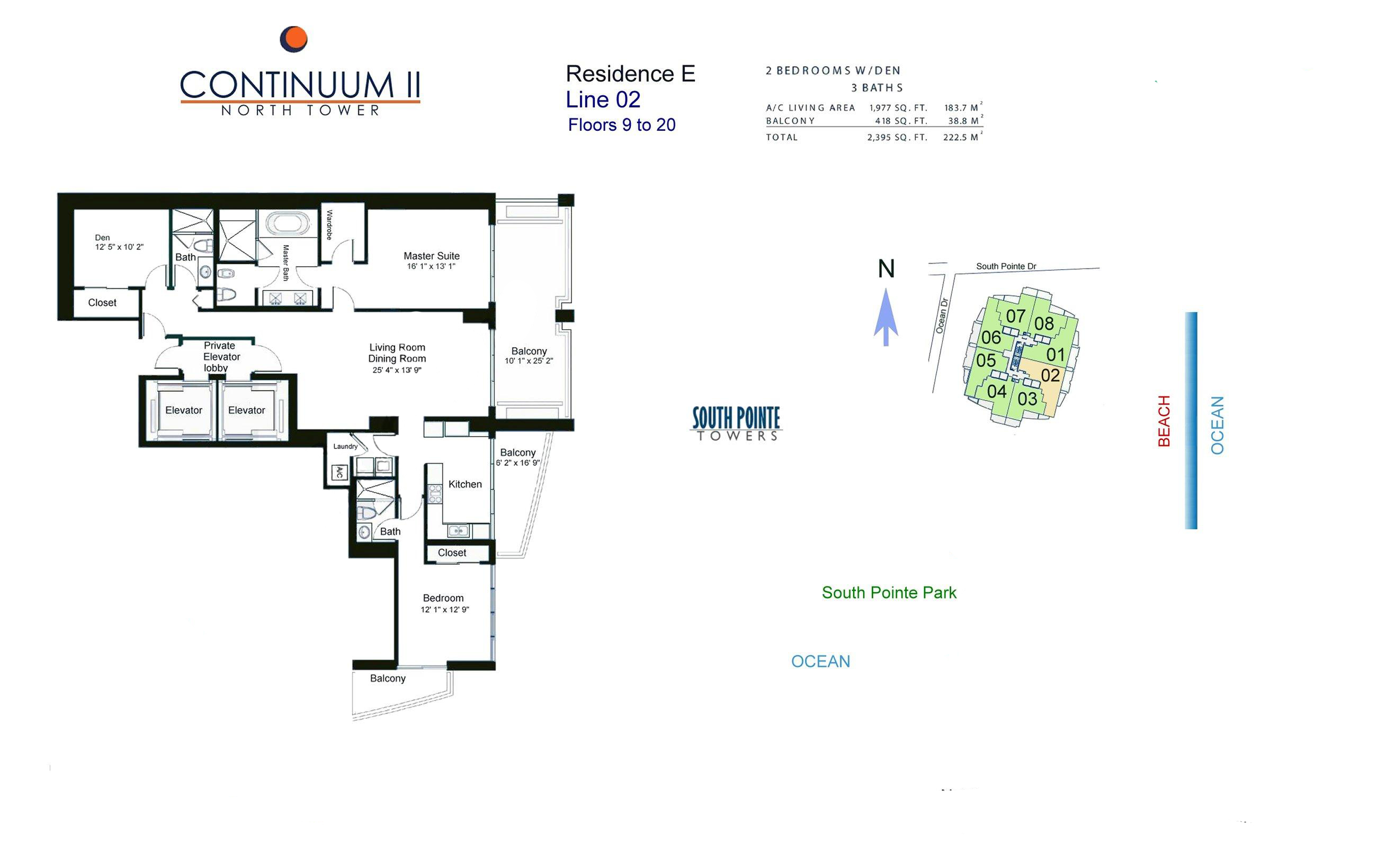 Continuum North Tower Residence E Line 02