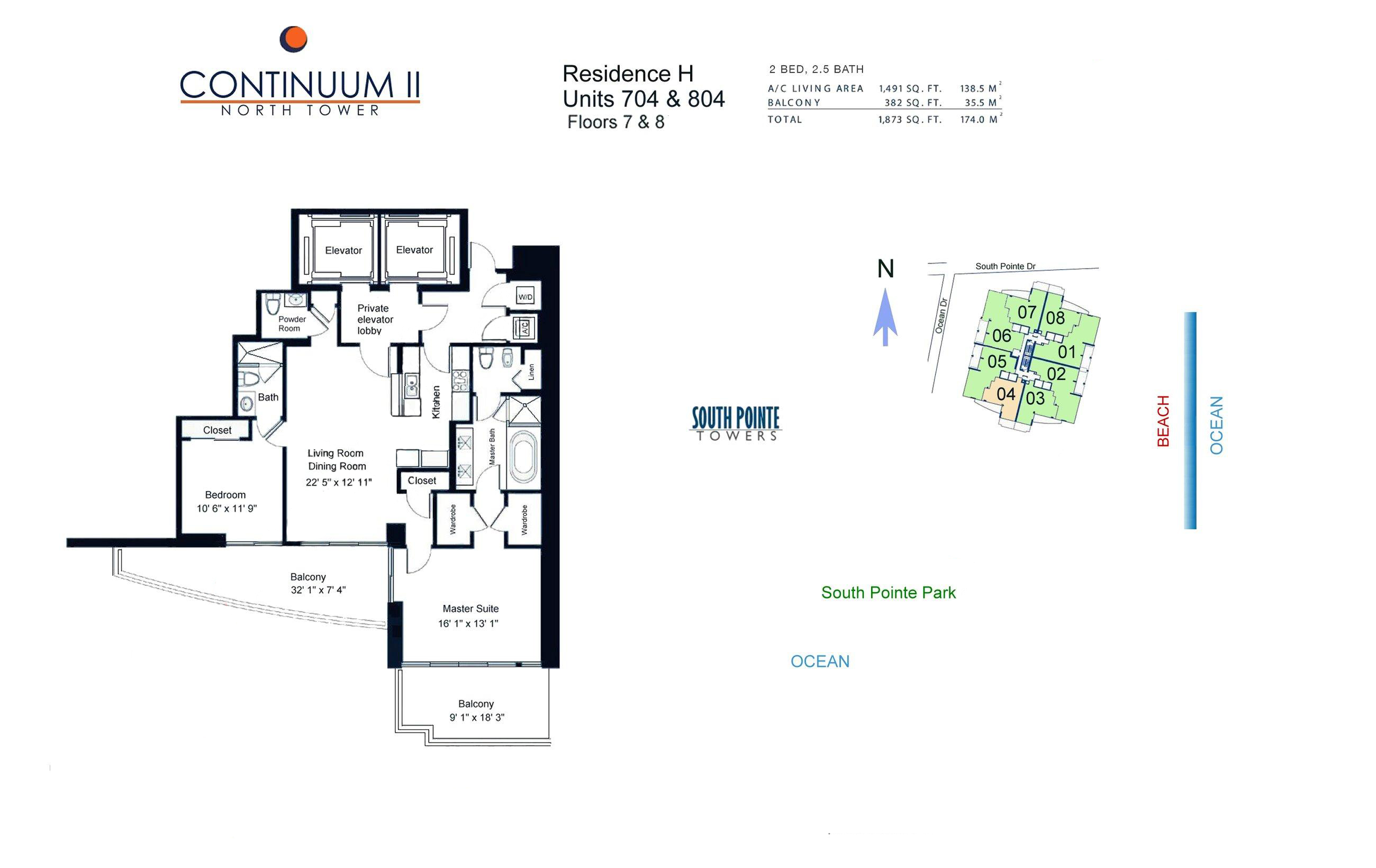Continuum North Tower Residence H