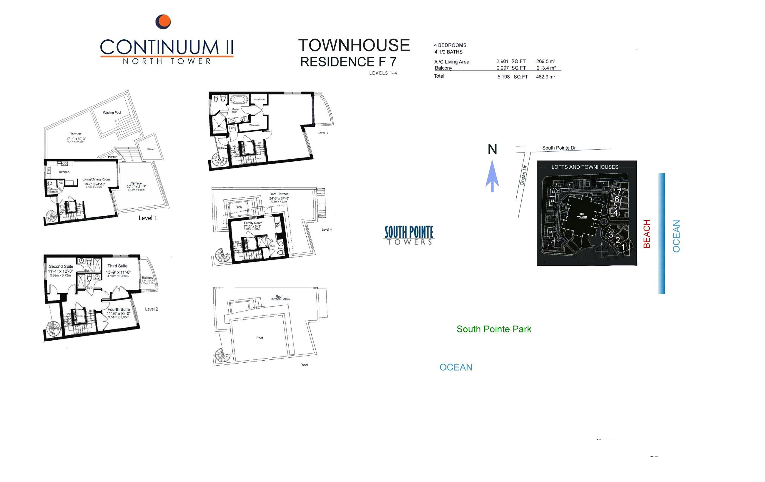 Continuum North Tower Townhouse Residence F7