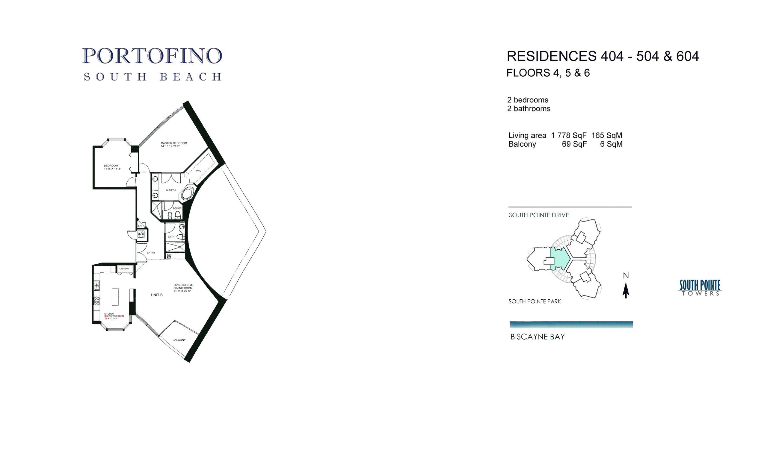 Portofino Tower Residences 404-504 & 604
