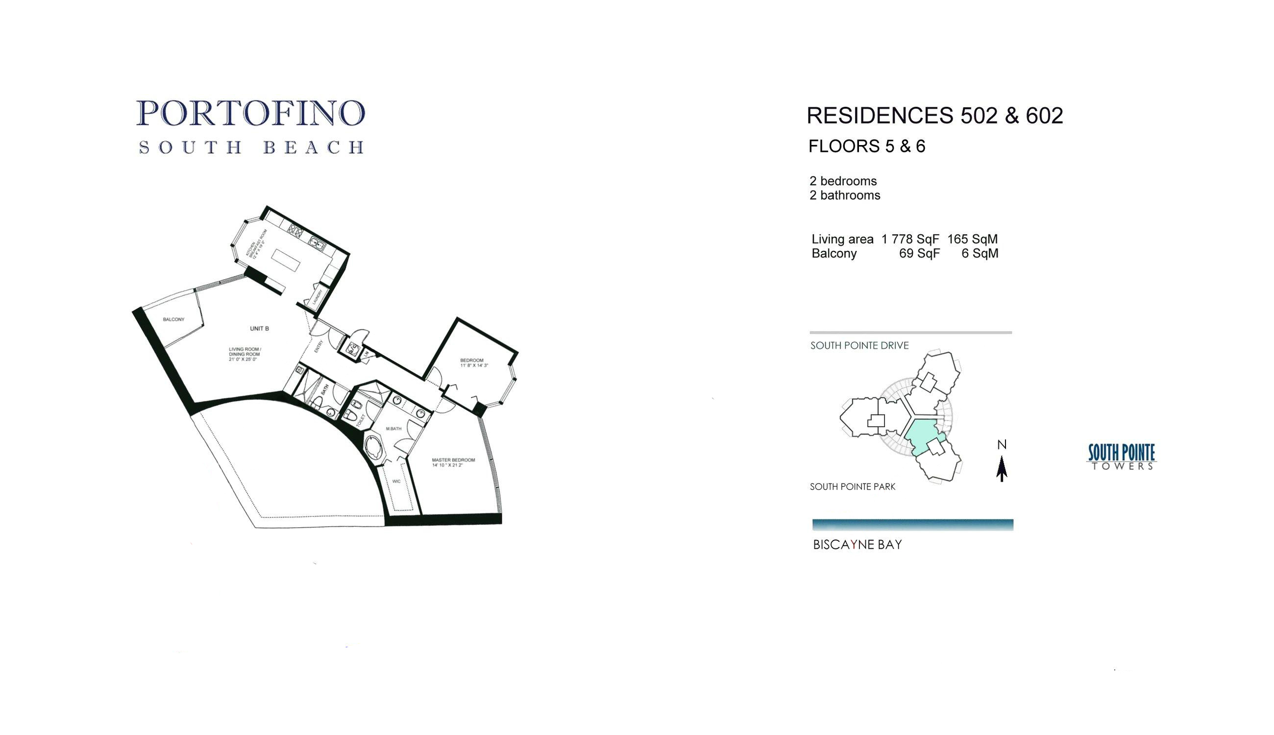 Portofino Tower Residences 502 & 602