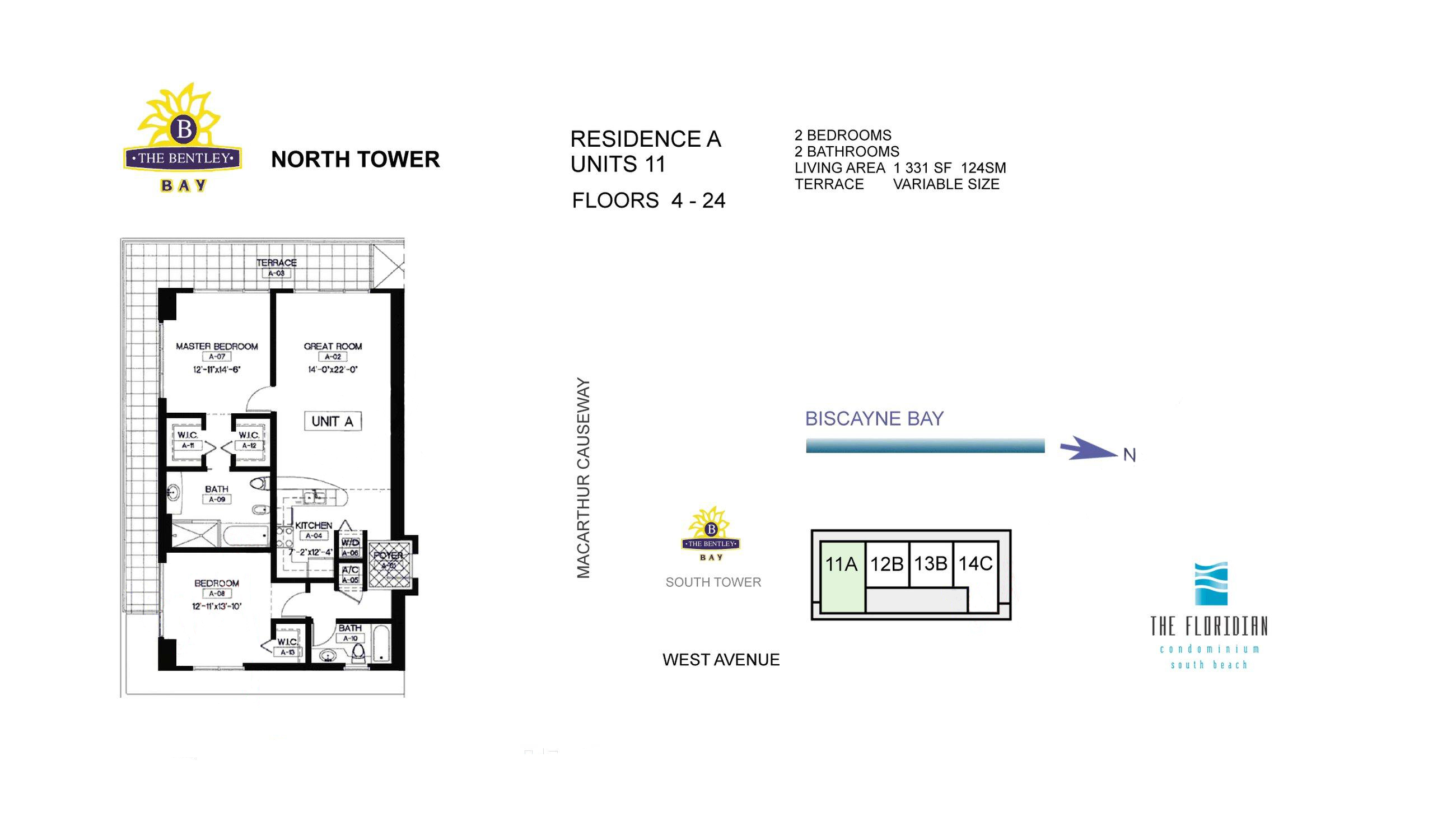 Bentley Bay North Tower Residence A