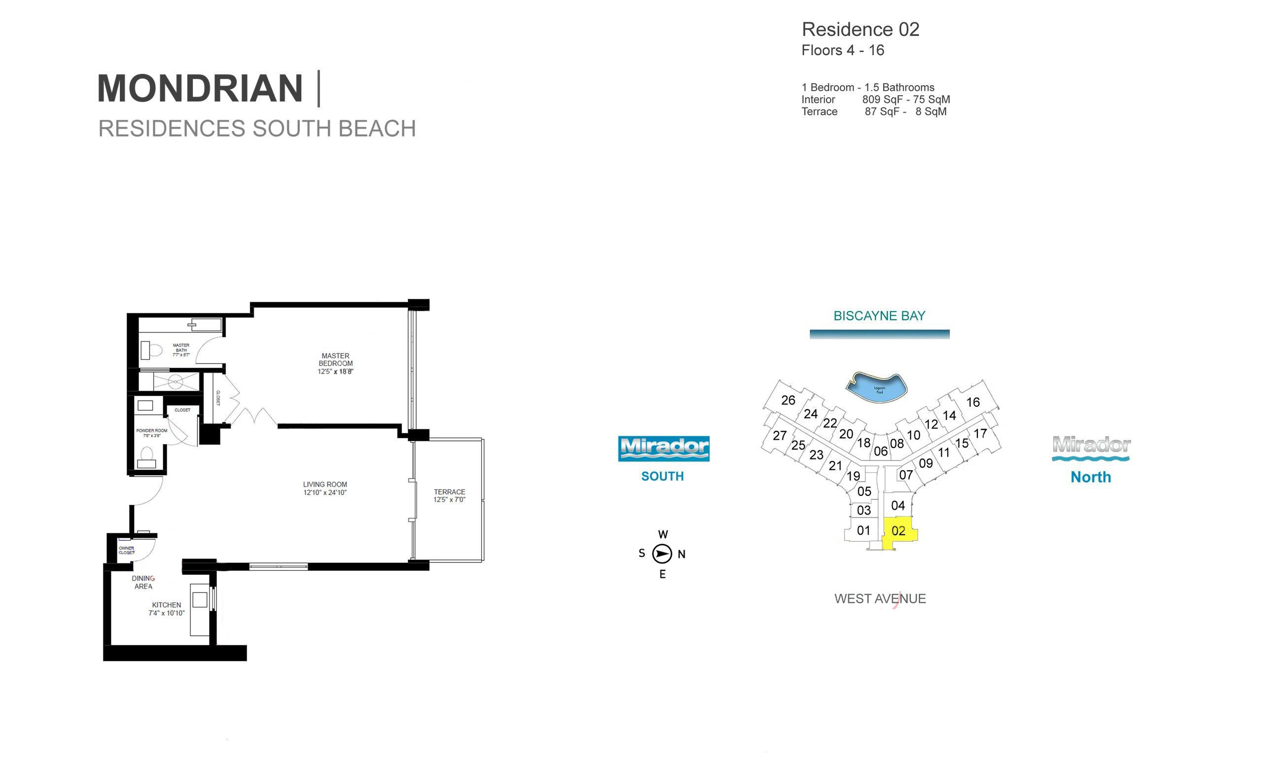 Mondrian South Beach Residence 02