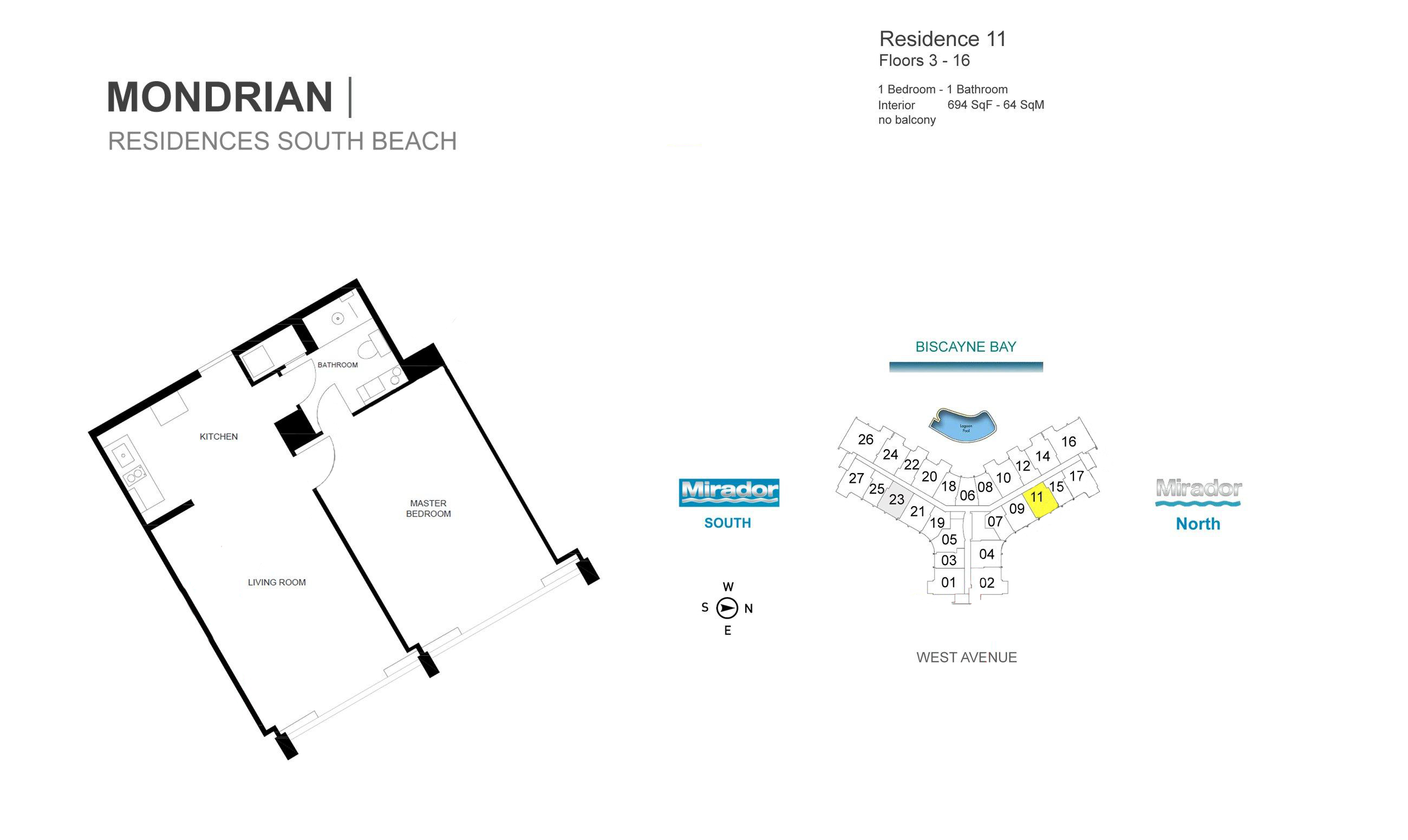 Mondrian South Beach Residence 11