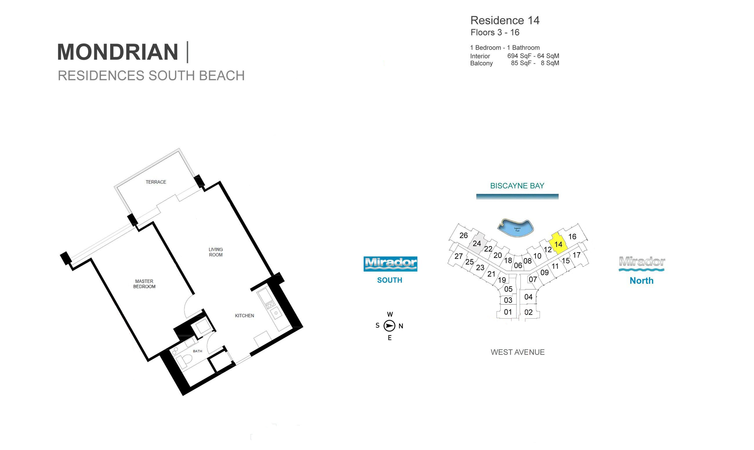 Mondrian South Beach Residence 14