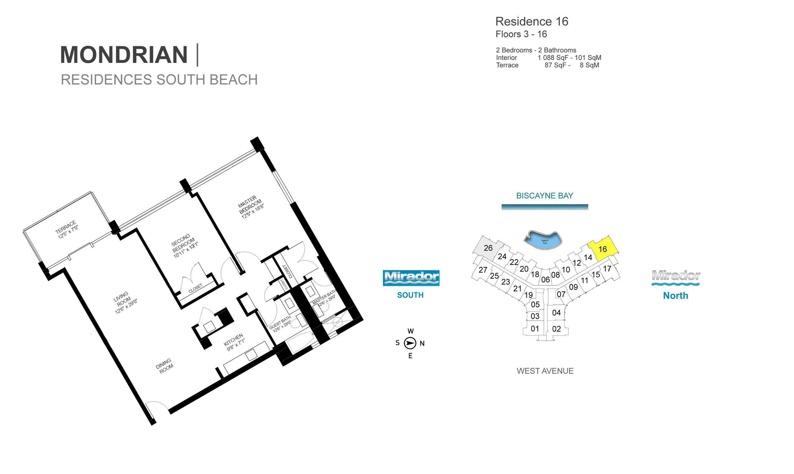 Mondrian South Beach Residence 16