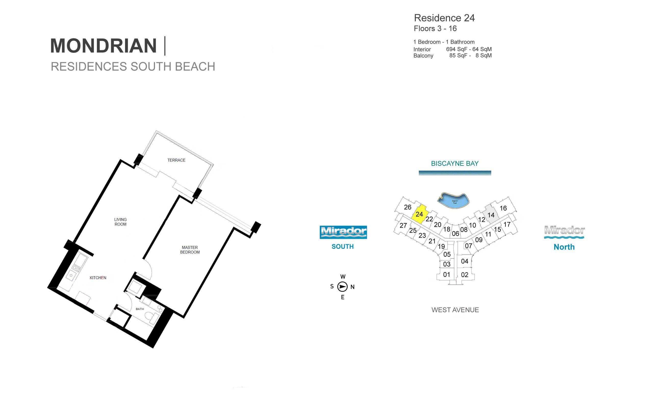 Mondrian South Beach Residence 24