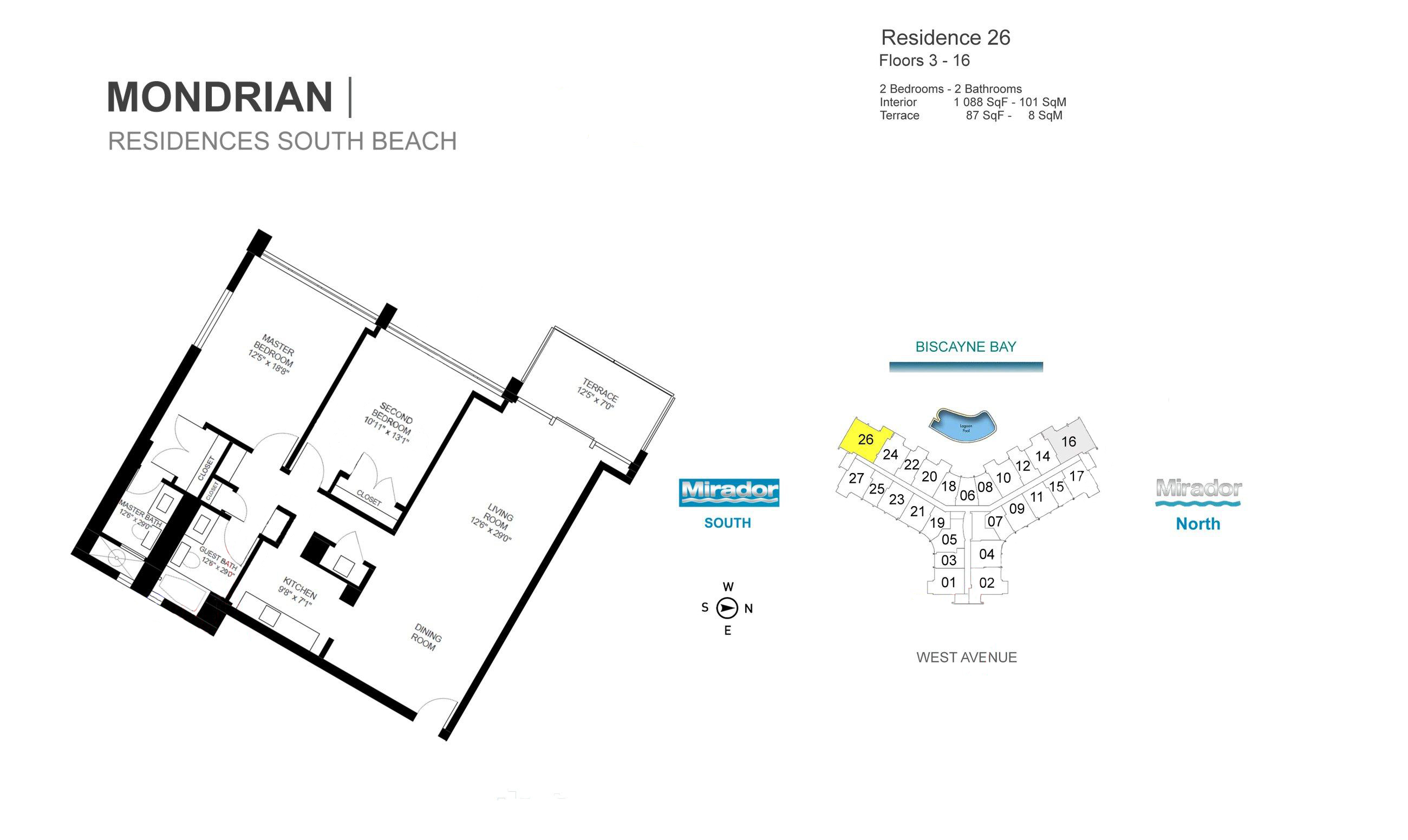 Mondrian South Beach Residence 26