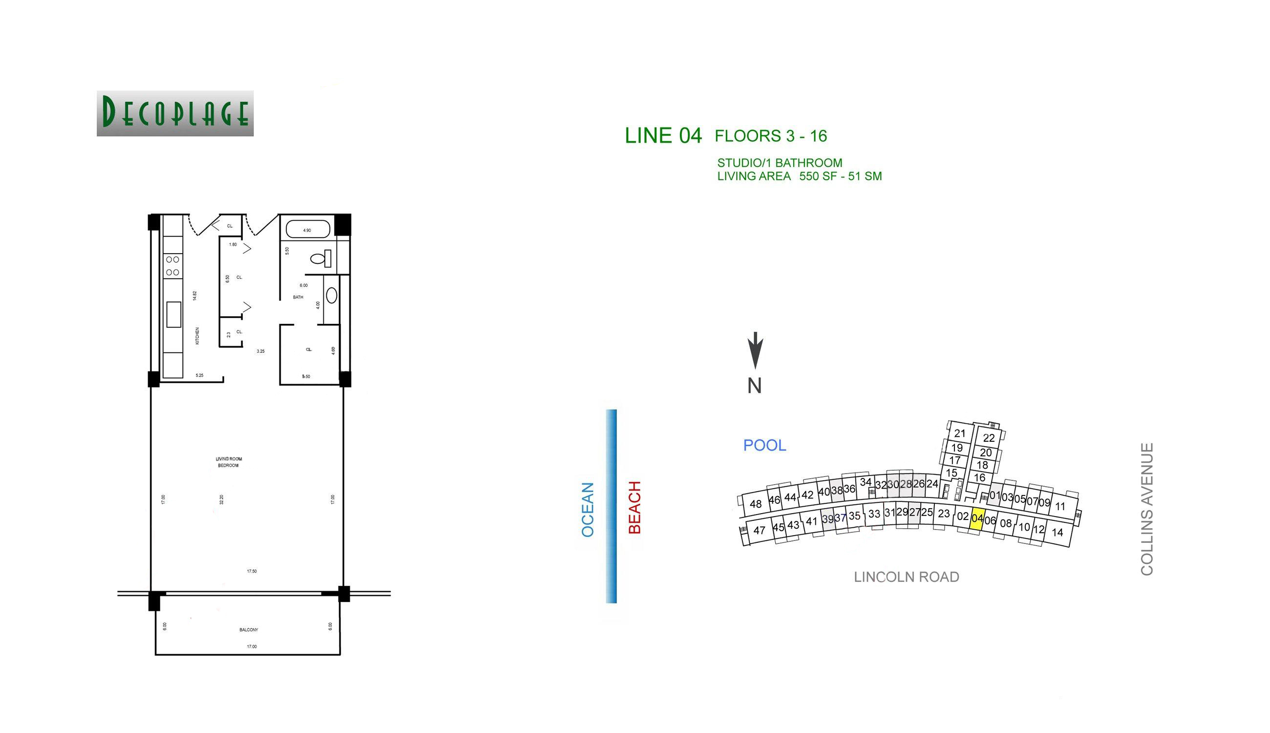 Decoplage Lines 04 Floors 3-16