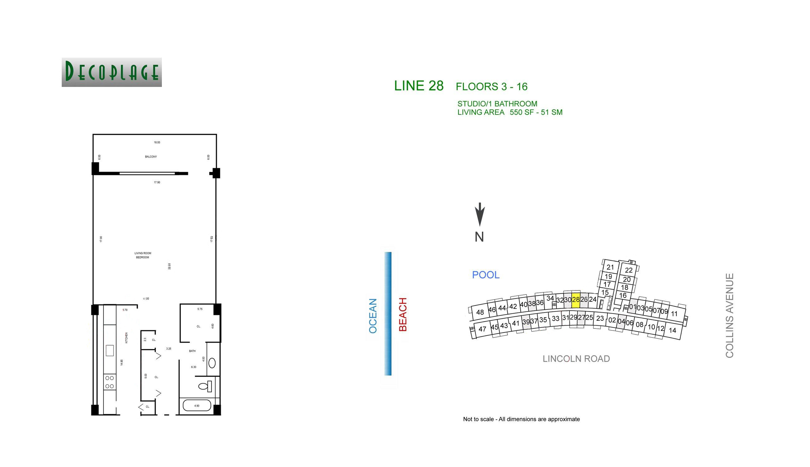 Decoplage Lines 28 Floors 3-16