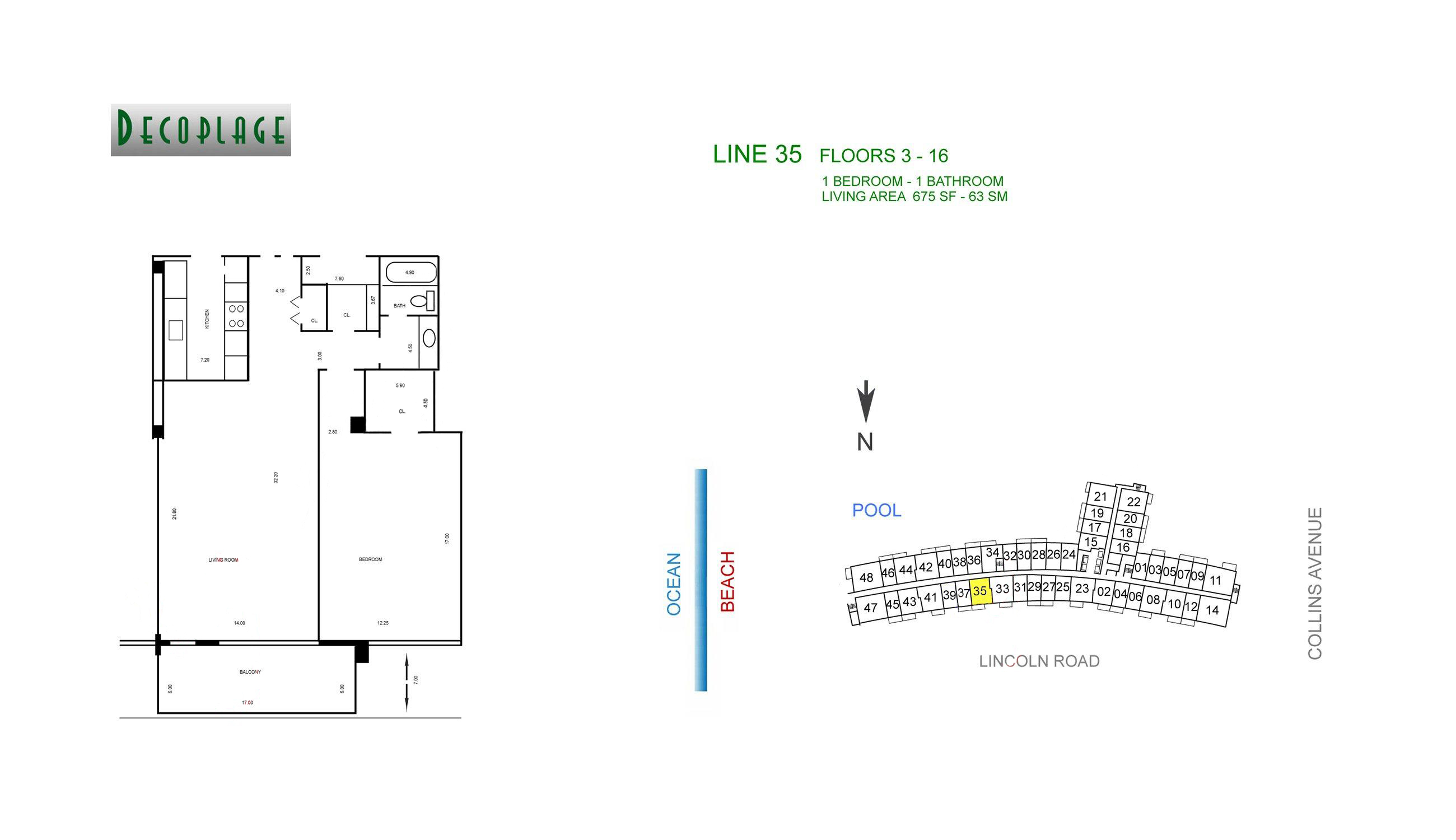 Decoplage Lines 35 Floors 3-16