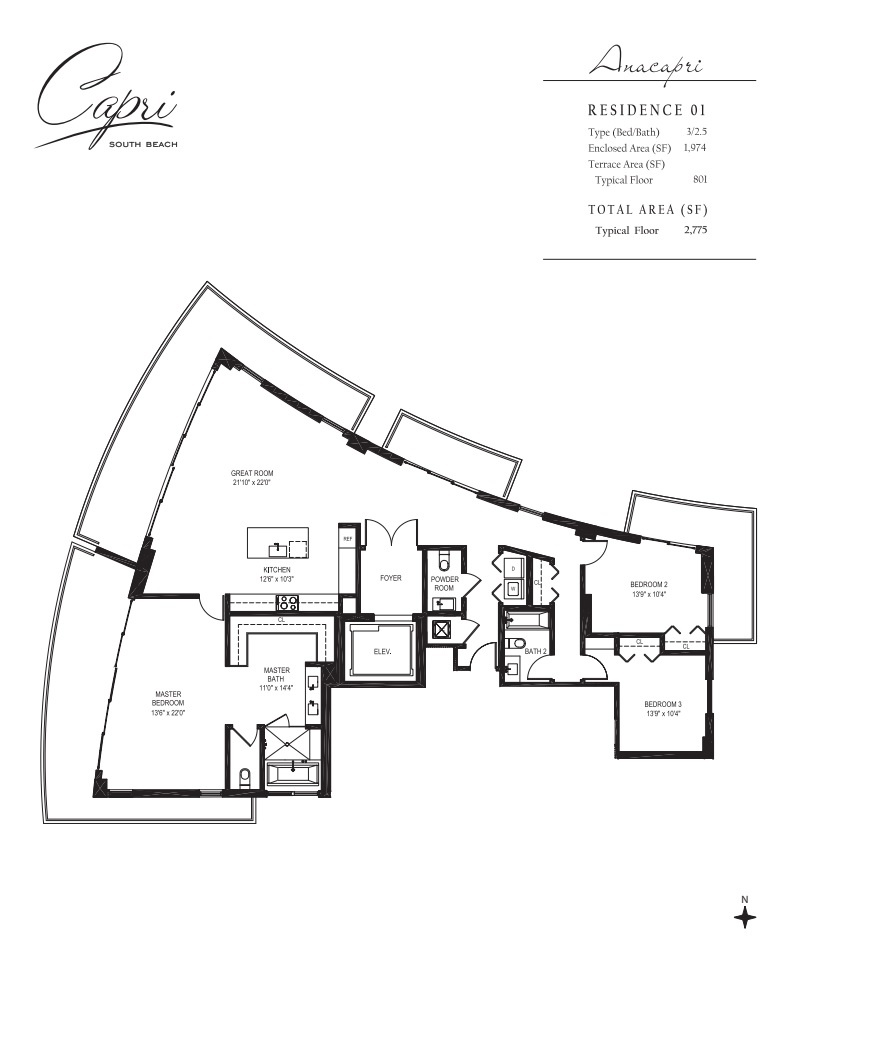 Capri South Beach - Ana Capri_Residence 01