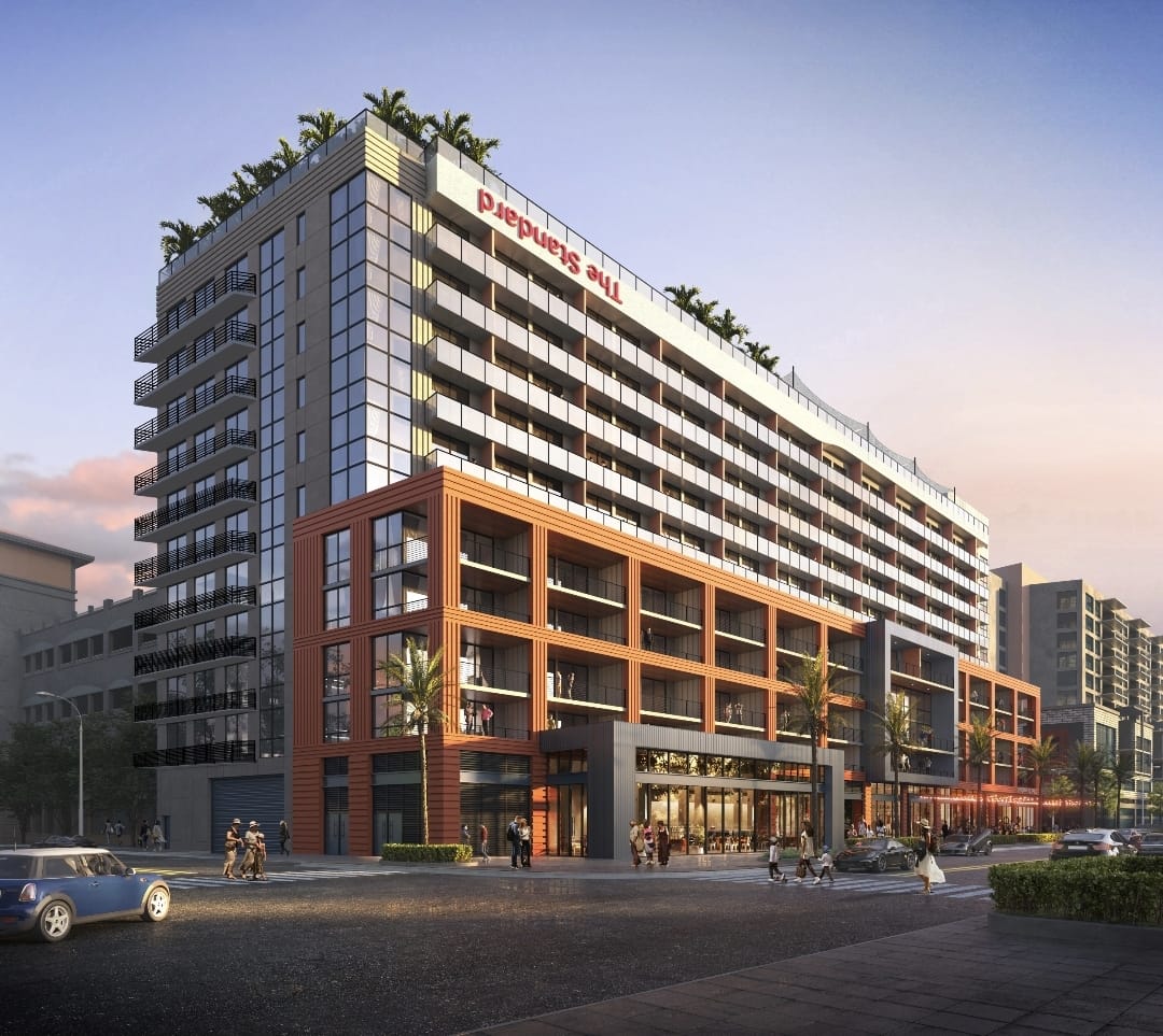 Resort-style rooftop pool at The Standard Residences Midtown Miami
