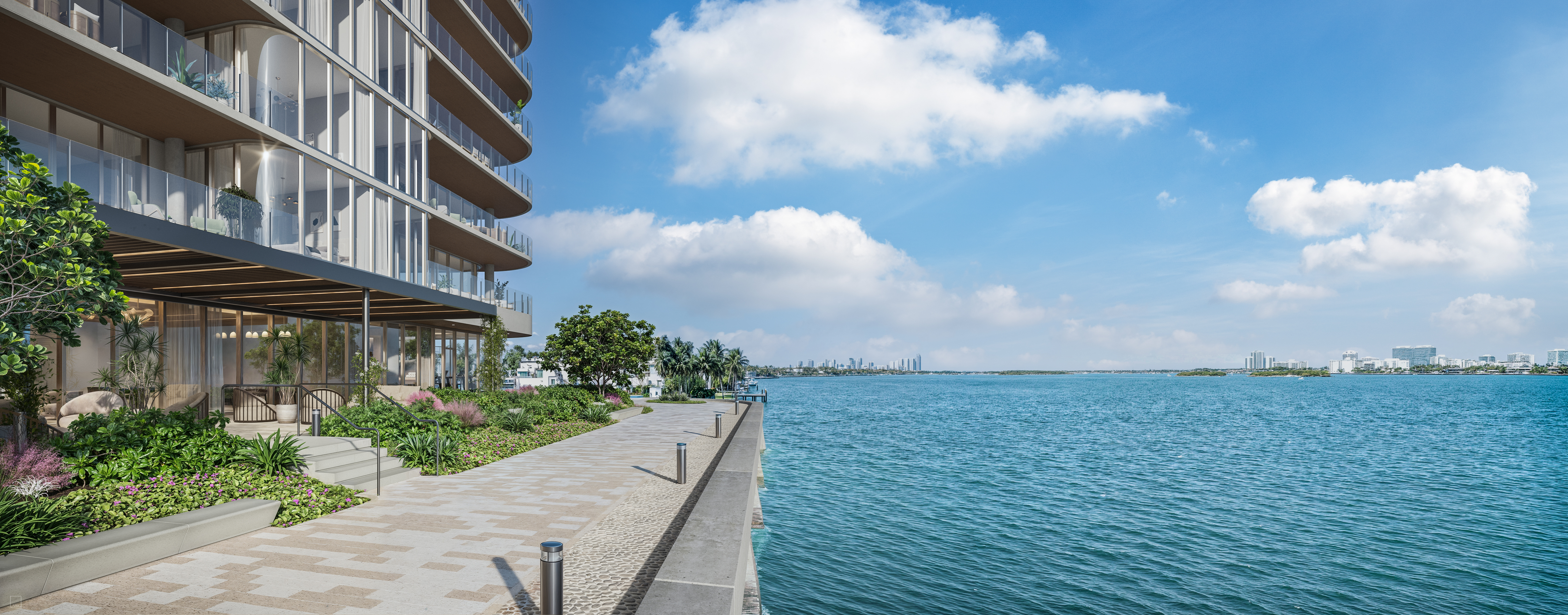 The 10-story glass architectural gem of Solana Bay Miami designed by Arquitectonica