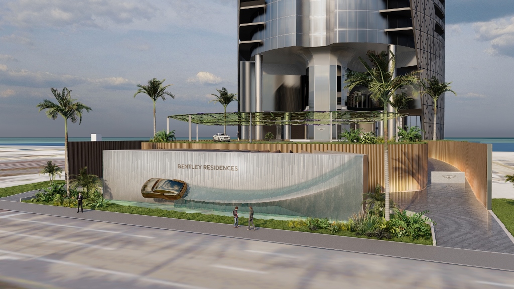 Bentley Residences Miami featuring luxury oceanfront